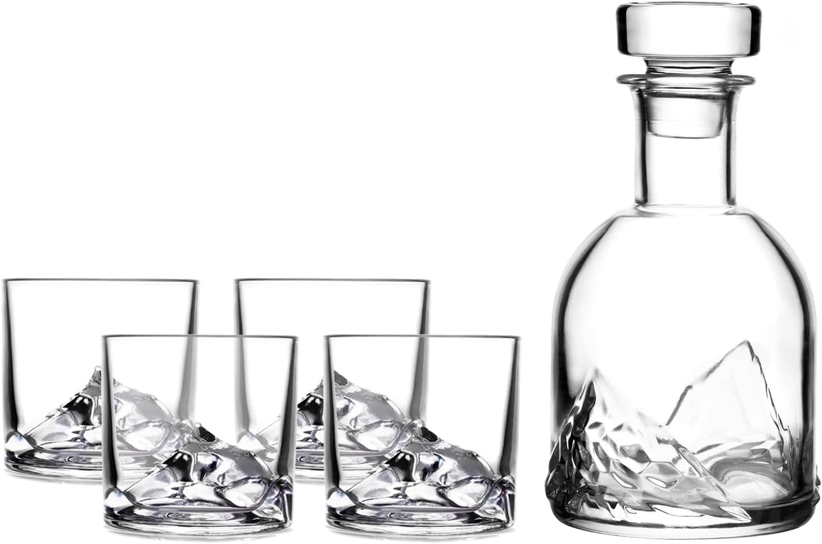 LIITON Grand Canyon Whiskey Glasses, Set of 4 