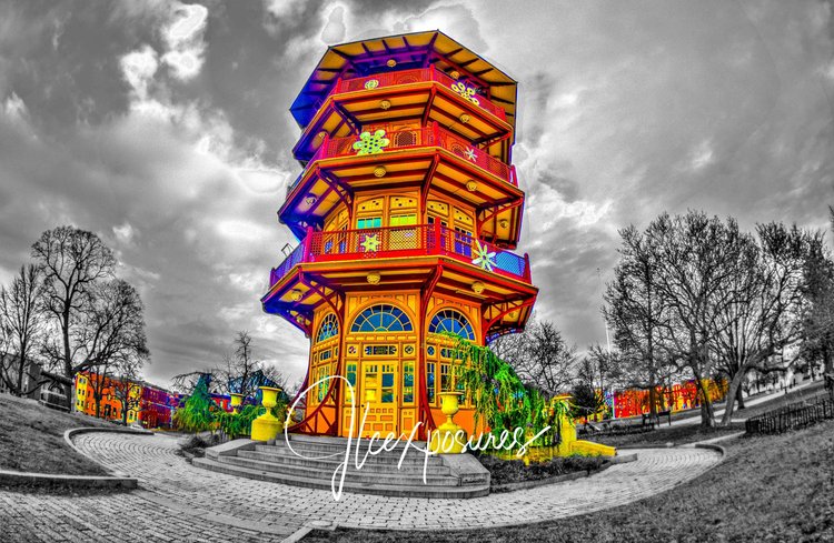 Jeff Cohen 10x13 Unframed Prints Pagoda