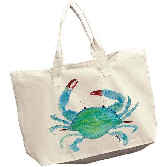 Clawdia Crab Zipper Tote | B McVan Designs