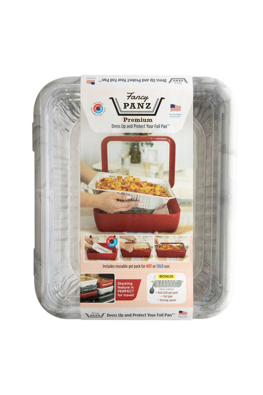 Fancy Panz - Premium Set - Pan Frame w/ Lid & Hot or Cold Gel Pack-Marble