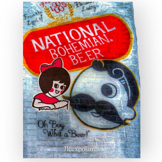 Jeff Cohen 5x7 Unframed Prints Natty Boh with Utz Girl