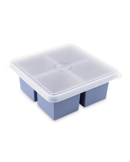 W&P - Cup Cube Silicone Food Storage Meal Prep: Charcoal / 6 Cube