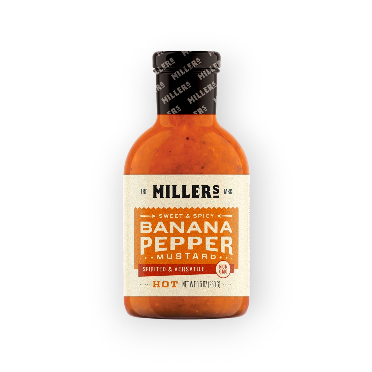 Miller's Mustard - Millers Banana Pepper Mustard: Hot