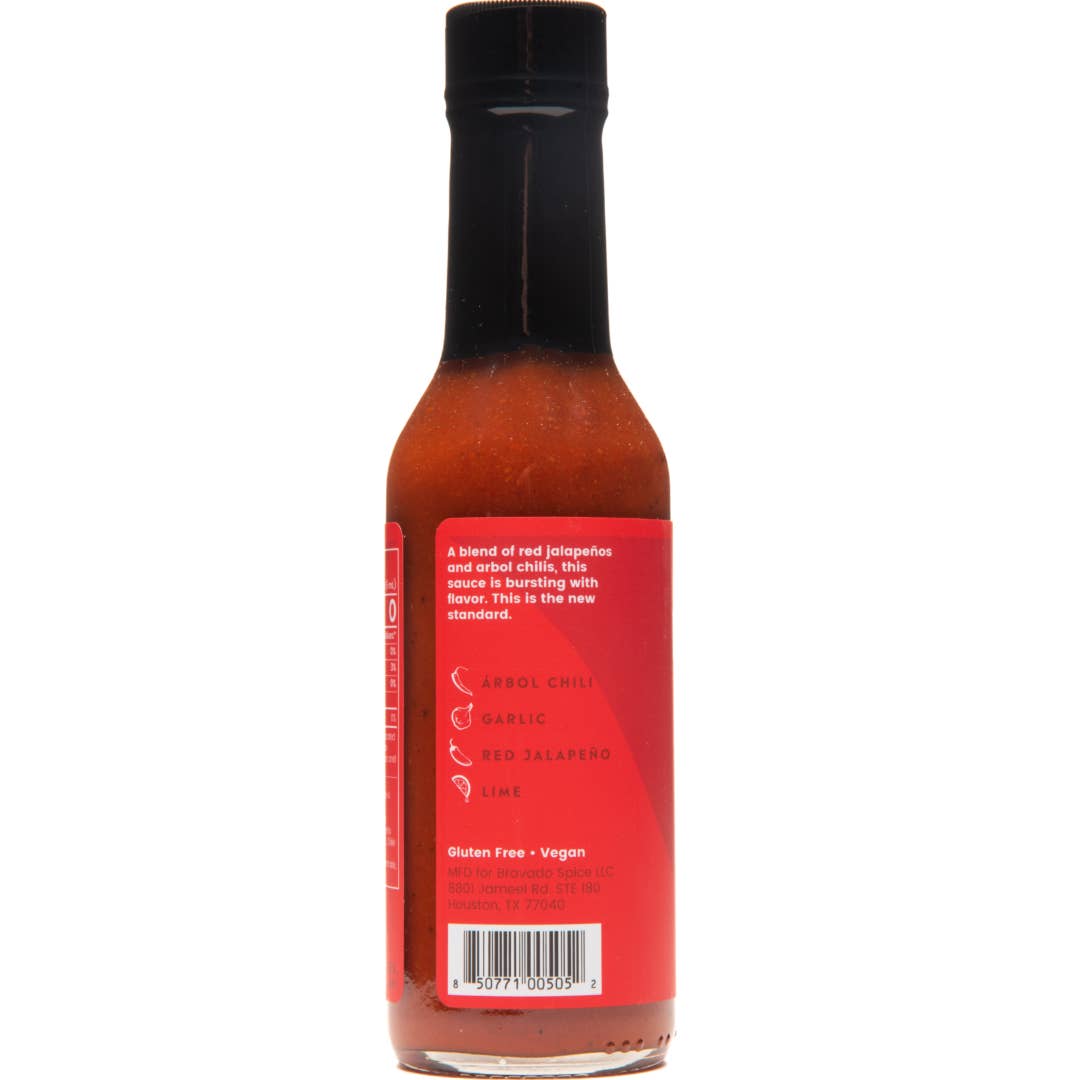 Bravado Spice Co. | Árbol Chili & Garlic Hot Sauce: 5 oz.