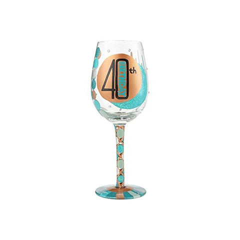 Lolita 40 Never Looked So Good Wine Glass