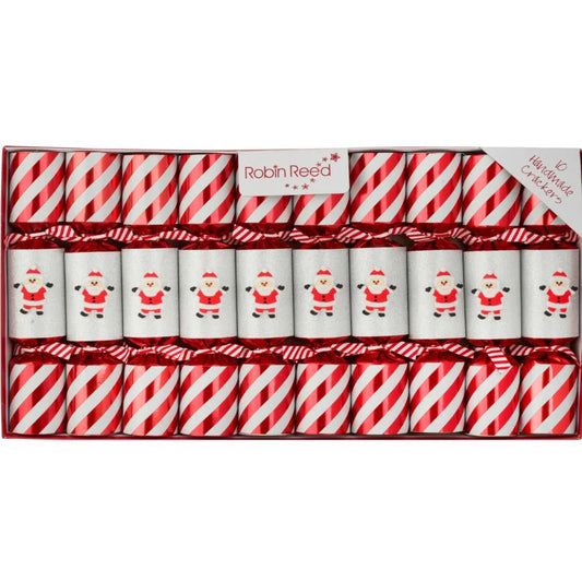 Christmas Party Crackers -  Candy Cane Santa