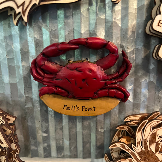 Fell's Point Red Crab Magnet