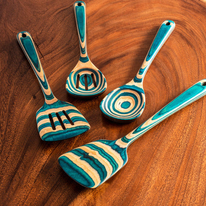 Totally Bamboo - Baltique® Mykonos 4-Pc. Cooking Utensil Set