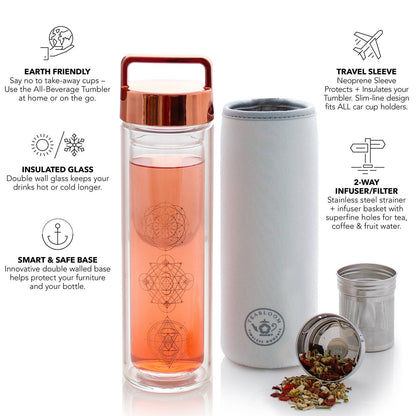 Teabloom - Teabloom All-purpose Beverage Tumbler   15 Oz / 450 ml