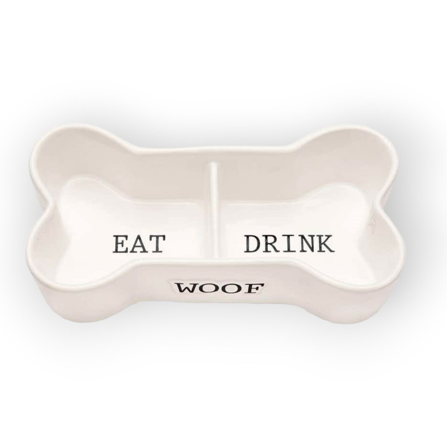 Mudpie Dog bone Shaped Pet Bowl