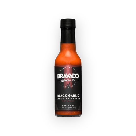 Bravado Spice Co. - Black Garlic Carolina Reaper Hot Sauce: 5 oz.