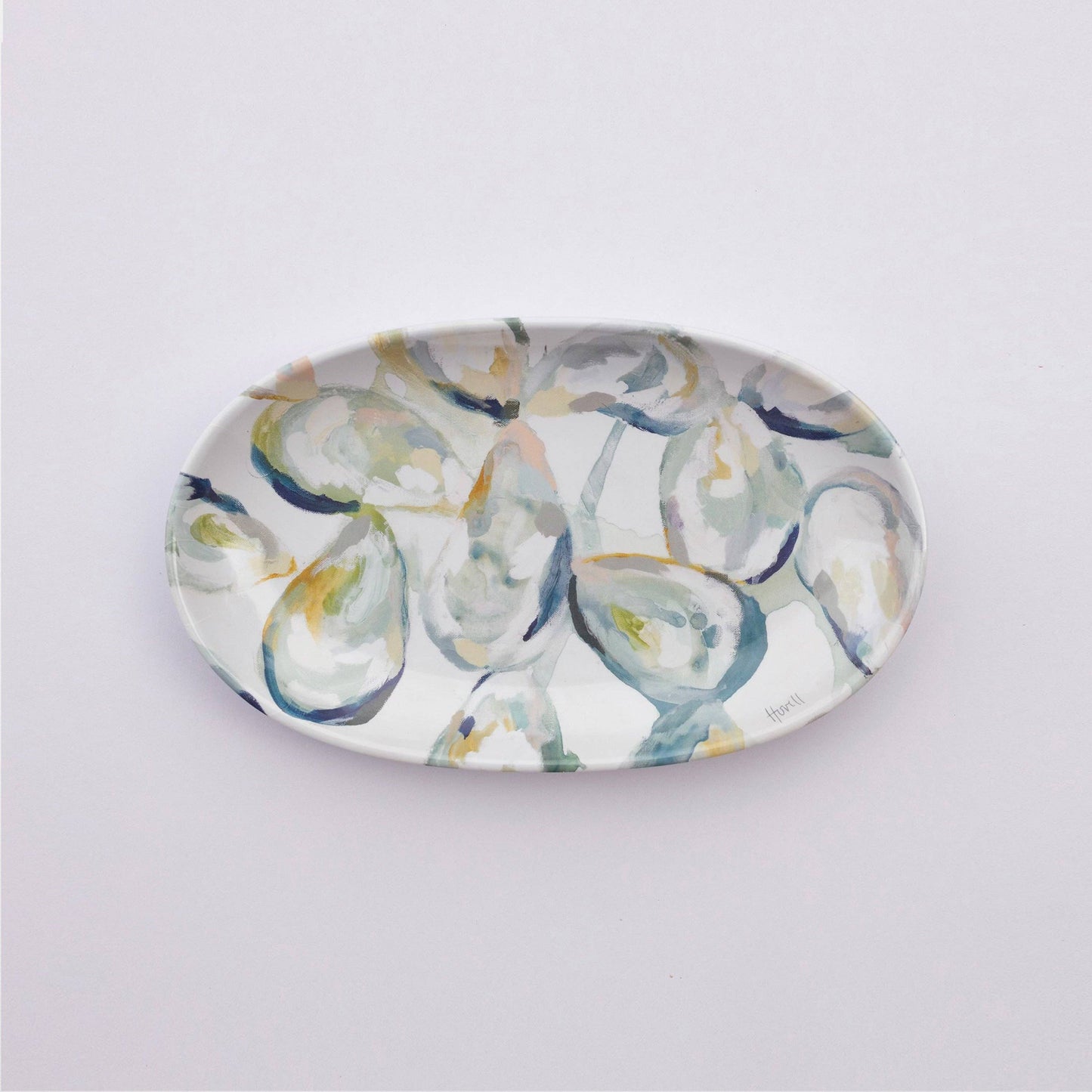 Kim Hovell Art - Melamine Trinket Tray - Victoria Oysters