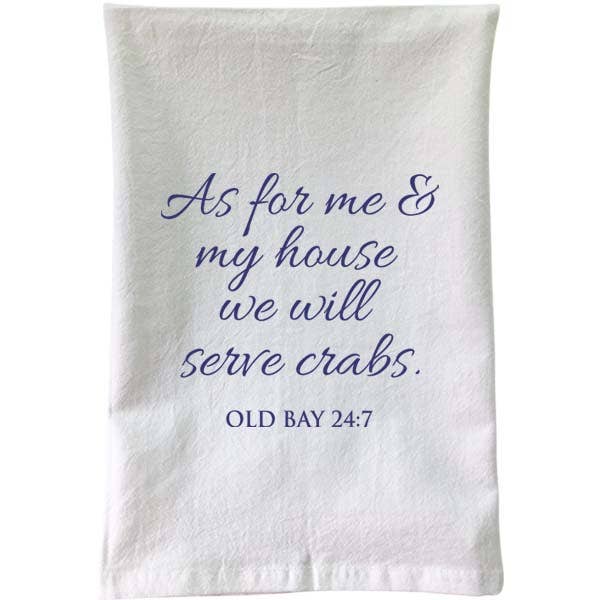 Old Bay 24:7 Flour Sack Towel | B McVan Designs