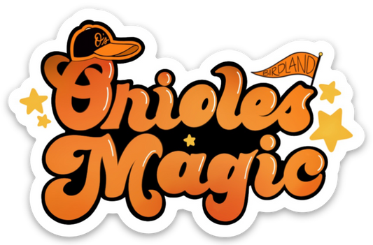 Maggie Moore Studio - Orioles Magic Sticker