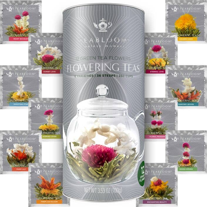 Teabloom - Teabloom Flowering Tea - 12 Unique Varieties