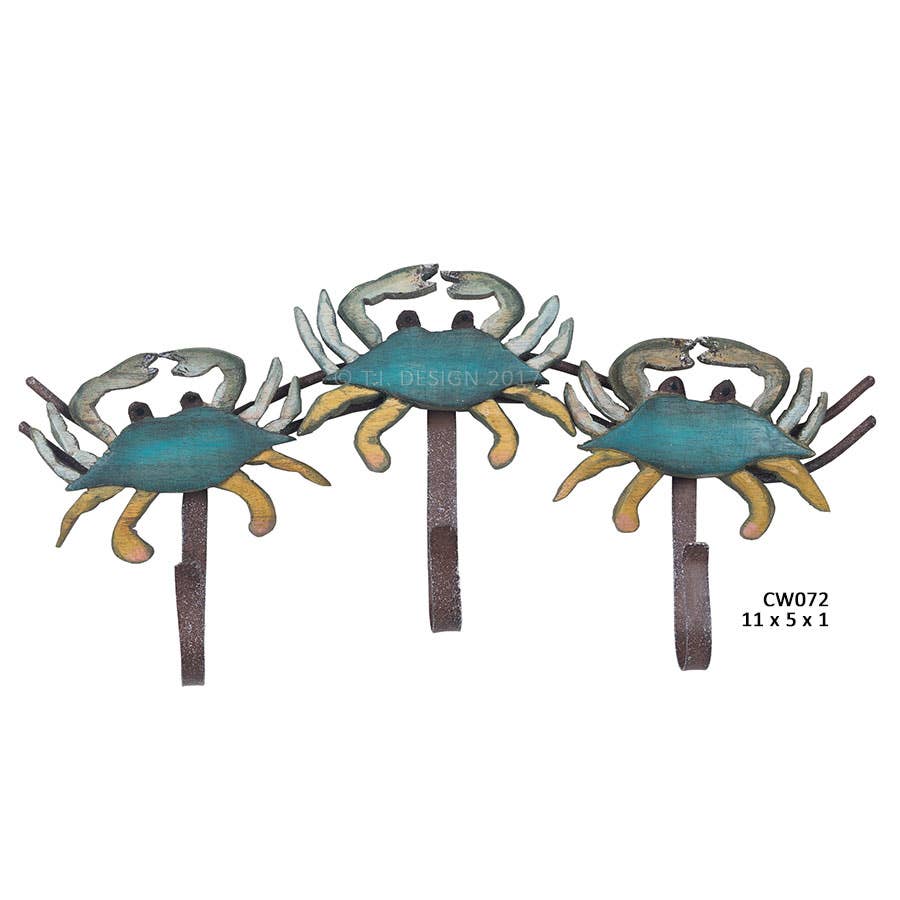 T.I. Design - Crab Triple Hook Blue