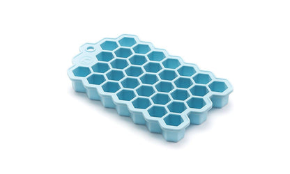 Fox Run Brands - Outset Hex Ice Cube Mold, Silicone, Small, 7" x 4.25"