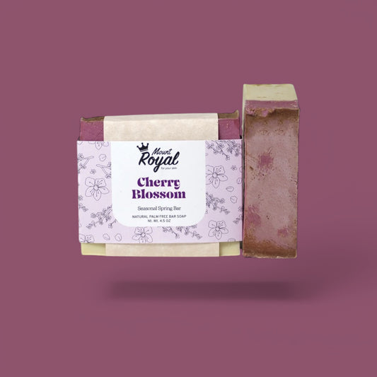 Cherry Blossom Bar Soap – Delicate & Nourishing Handcrafted Soap