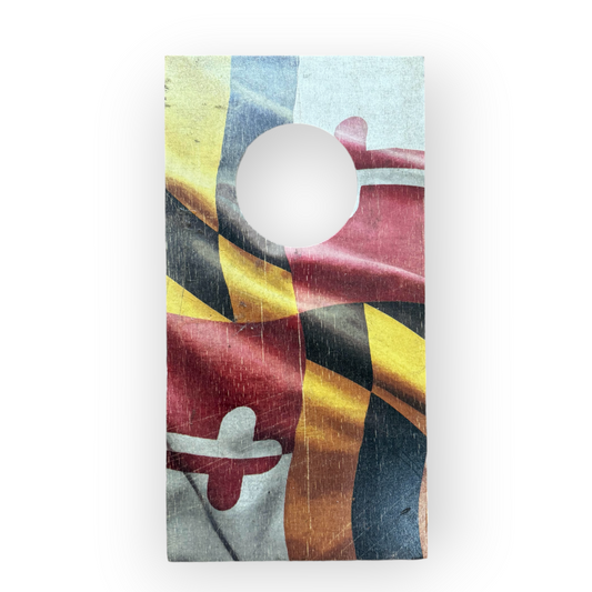 Maryland Flag Tabletop Cornhole