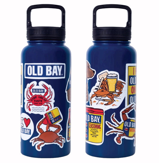 Old Bay Stamps Water Bottle