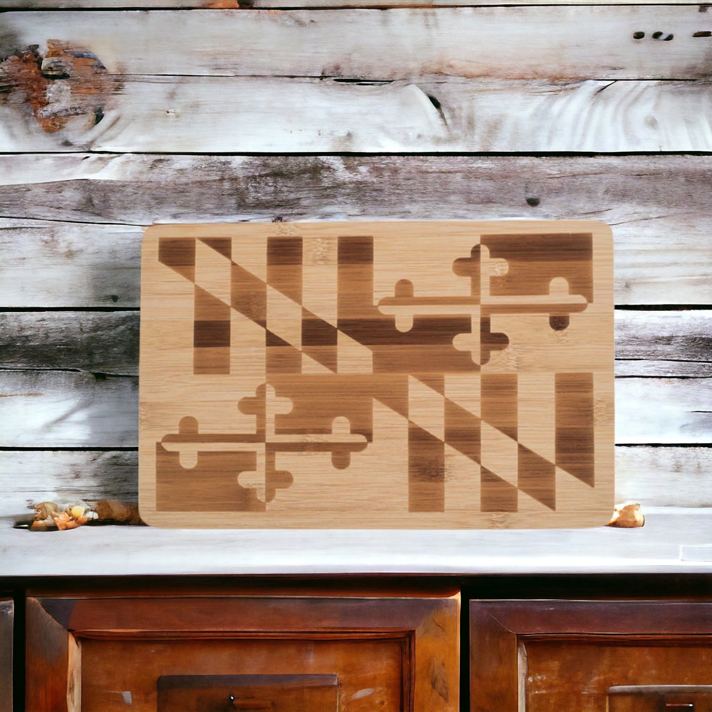 Maryland Flag Cutting Board