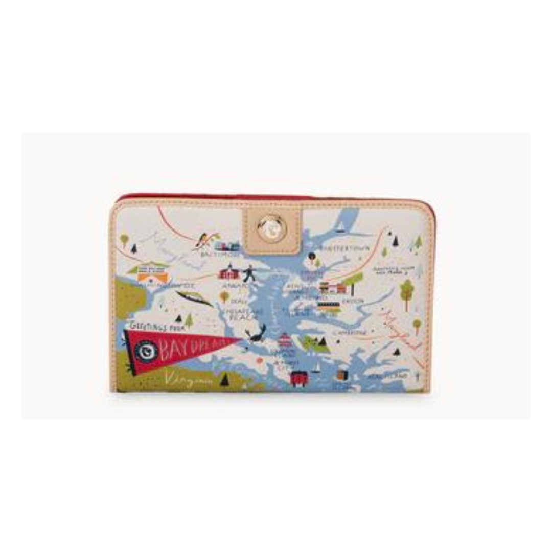 Spartina 449 Bay Dreams Maryland Snap Wallet