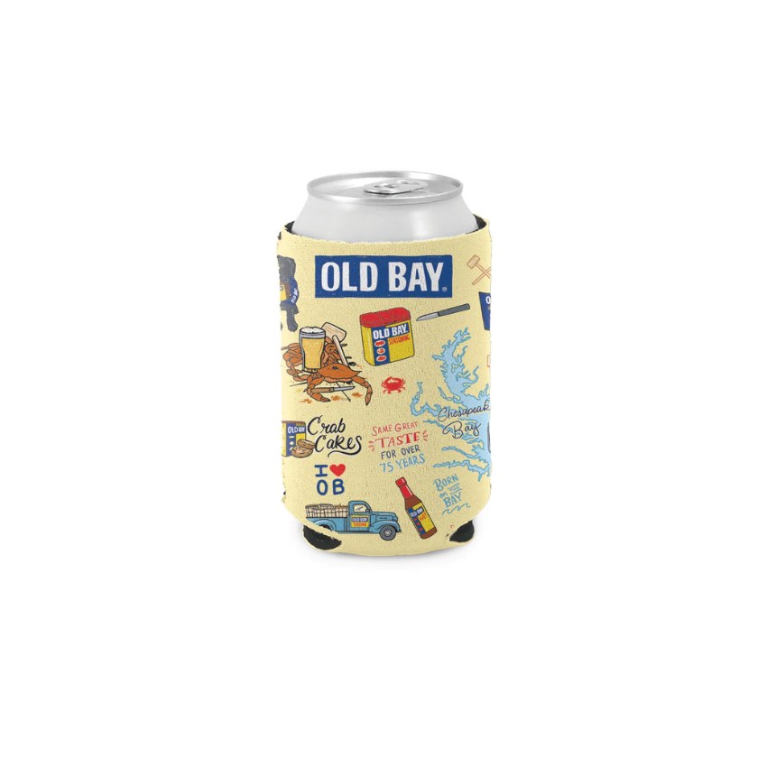 Old Bay Fan Club Can Holder