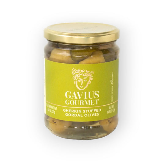 Gavius Gourmet Gherkin Stuffed Gordal Olives