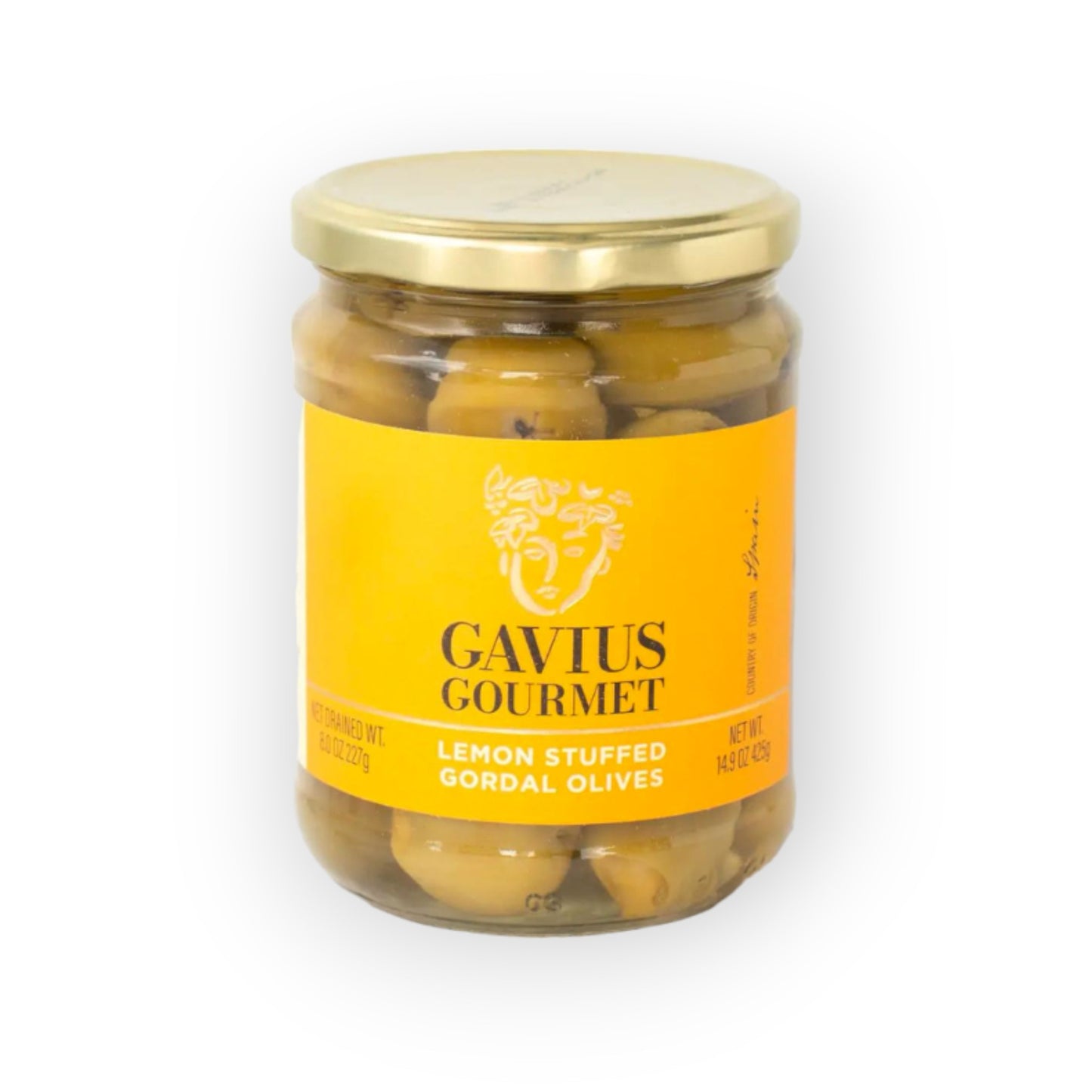 Gavius Gourmet Lemon Stuffed Gordal Olives