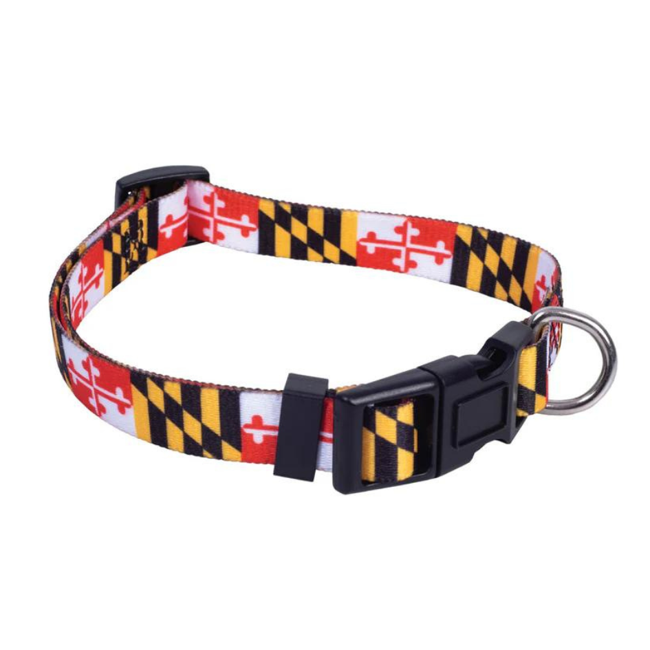 Maryland Flag Dog Collar