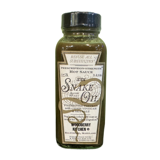 Woodberry Kitchen's Snake Oil Hot Sauce Verde