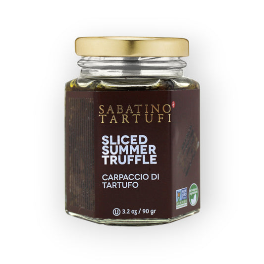 Sabatino Truffles - Sliced Black Summer Truffles in Extra Virgin Olive Oil