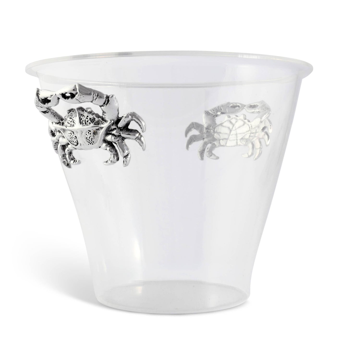 Arthur Court - Crab Handle Acrylic Ice Bucket