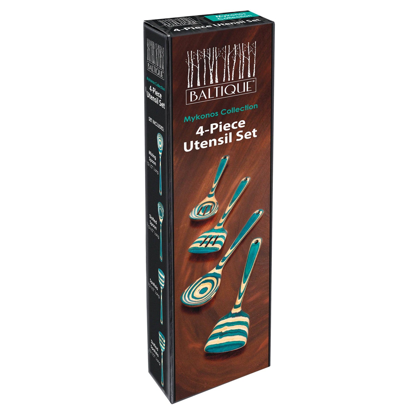 Totally Bamboo - Baltique® Mykonos 4-Pc. Cooking Utensil Set