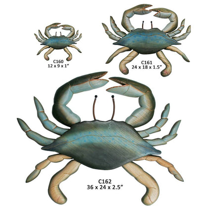 T.I. Design - Hand-Carved Blue Crab Small