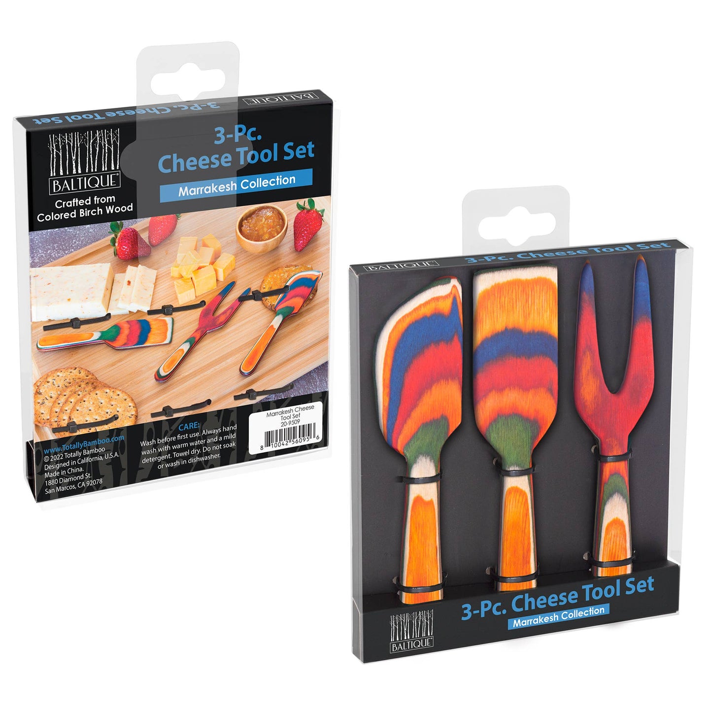 Totally Bamboo - Baltique® Marrakesh Collection 3-Piece Cheese Tool Set