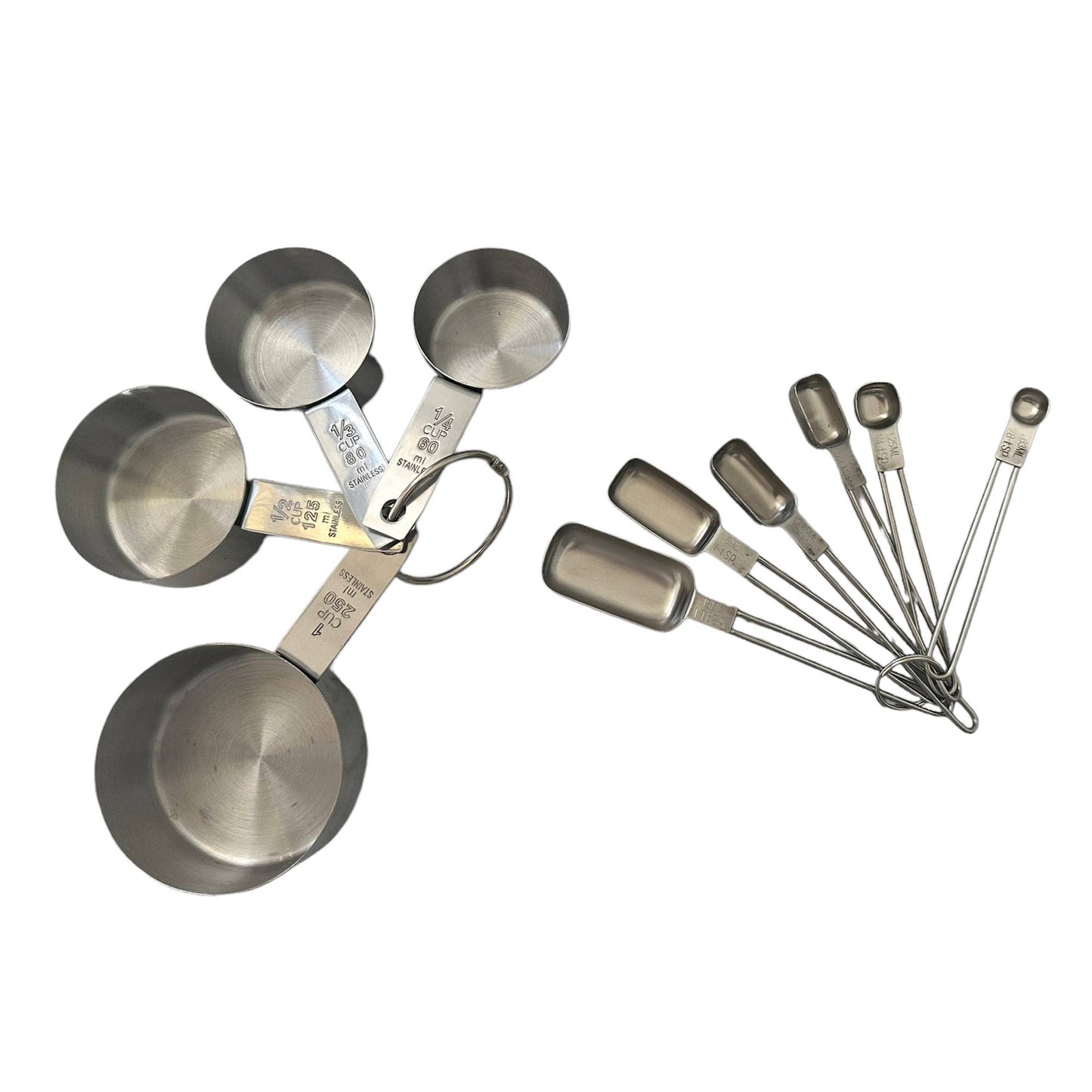 Fox Run Brands - Fox Run Stainless Steel Measuring Cup and Spoon Set