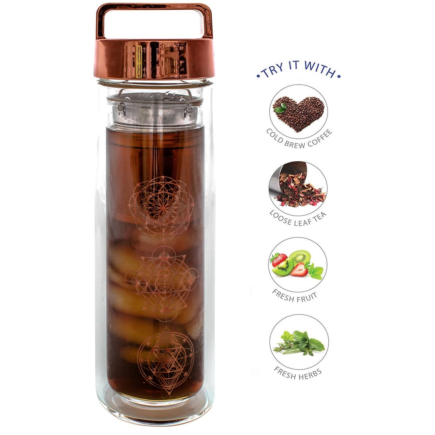 Teabloom - Teabloom All-purpose Beverage Tumbler   15 Oz / 450 ml