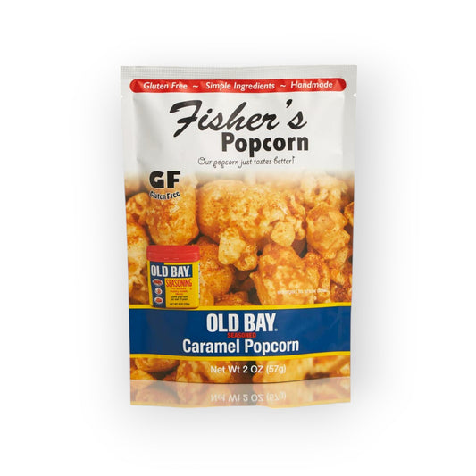Fisher's Popcorn - OLD BAY Seasoned Caramel Popcorn 10oz