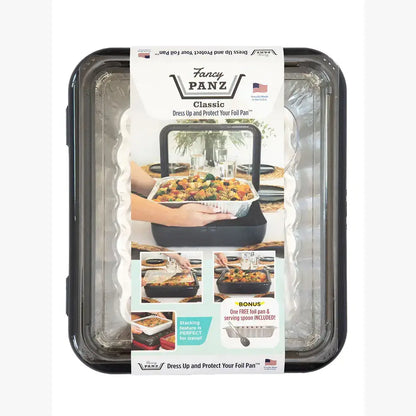 Fancy Panz - Classic Set - Pan Frame w/ Lid & Serving Spoon - Charcoal