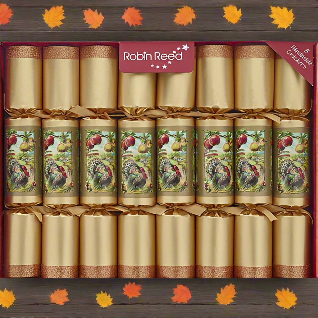 Robin Reed Party Crackers -  Thanksgiving