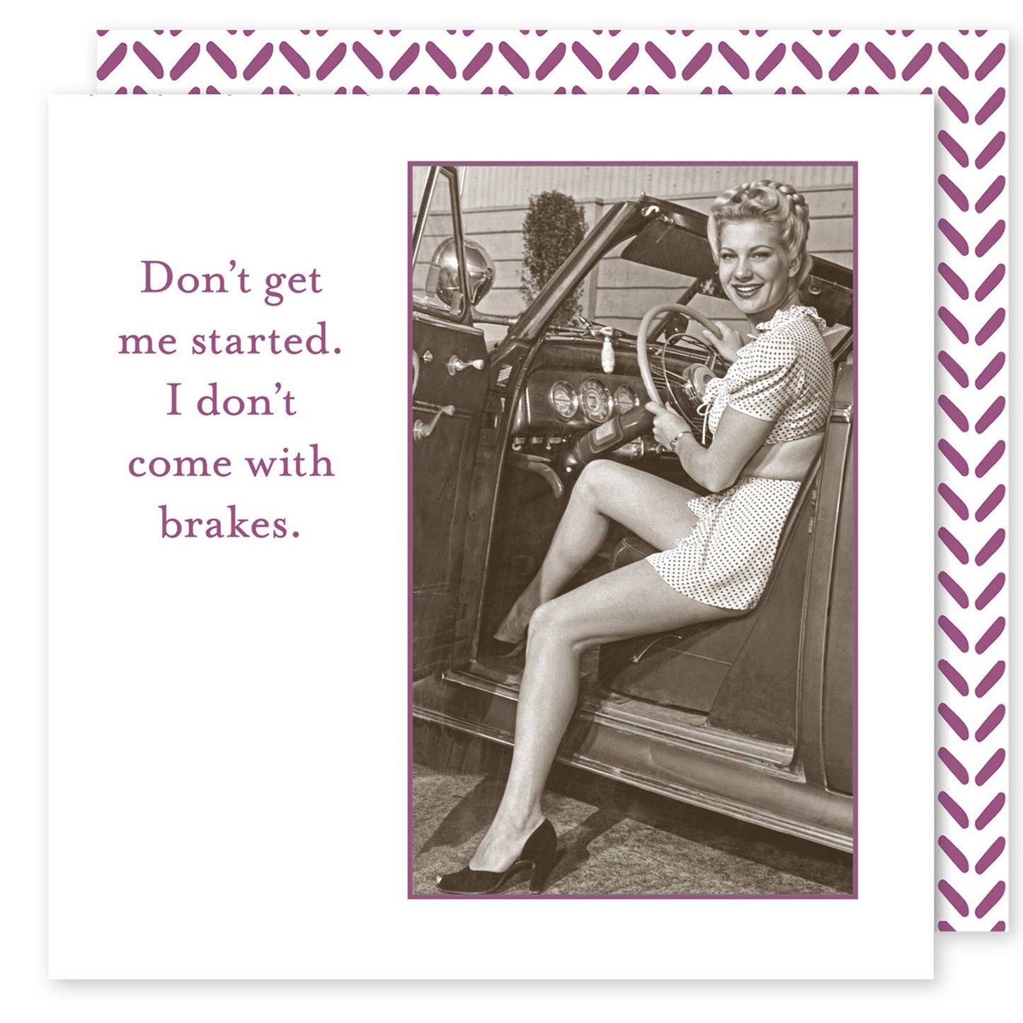 Shannon Martin Design - Don't Get Me Started Beverage Napkin