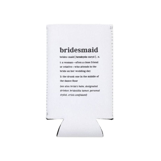 About Face Designs, Inc. - Bridesmaid Slim Can Koozie