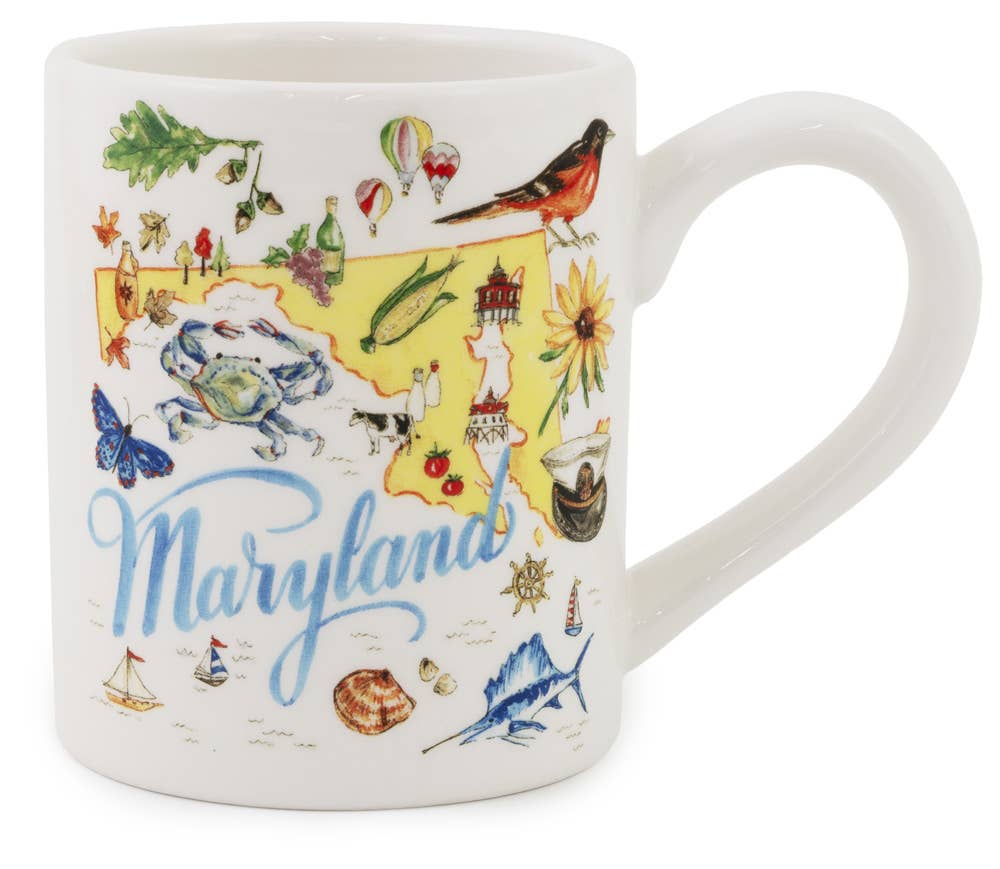 MD Maryland State Ceramic Collection Mug