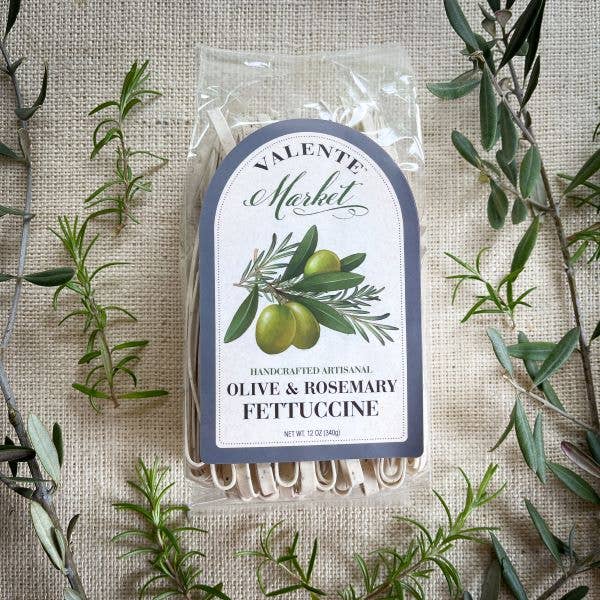 Valente Pasta - Rosemary Olive Fettuccine