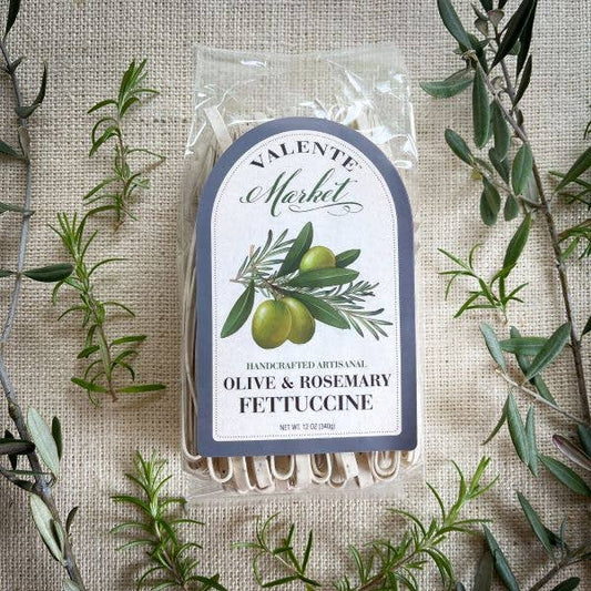 Valente Pasta - Rosemary Olive Fettuccine