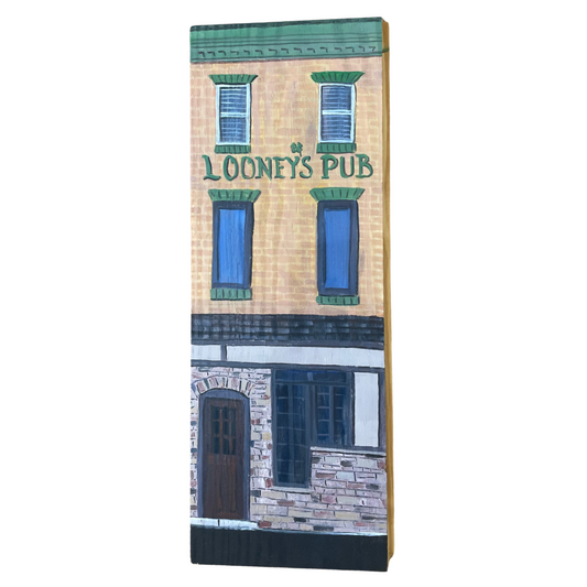 Linda Amtmann Wooden Planks- Looney's Pub New Look