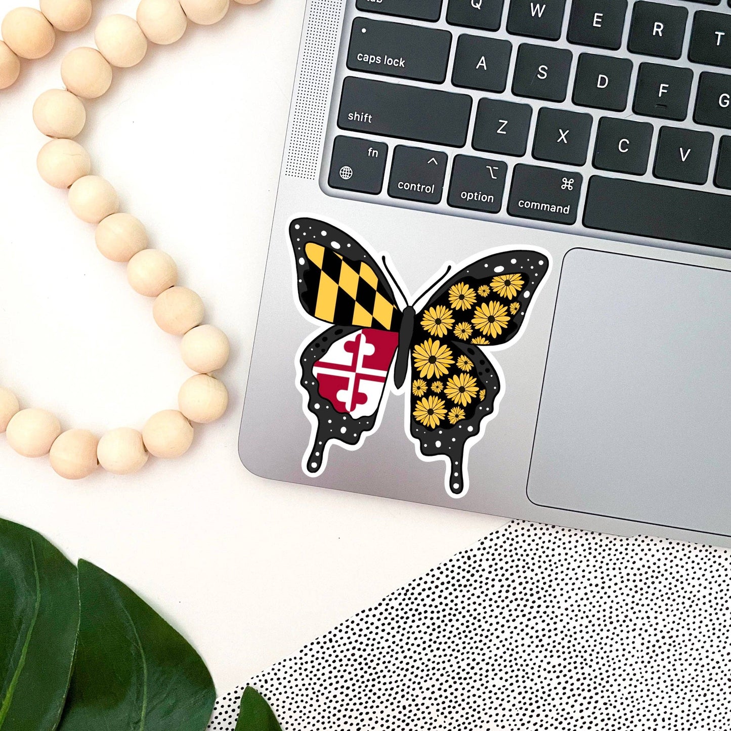 Jami Creates - Maryland Flag Butterfly Sticker