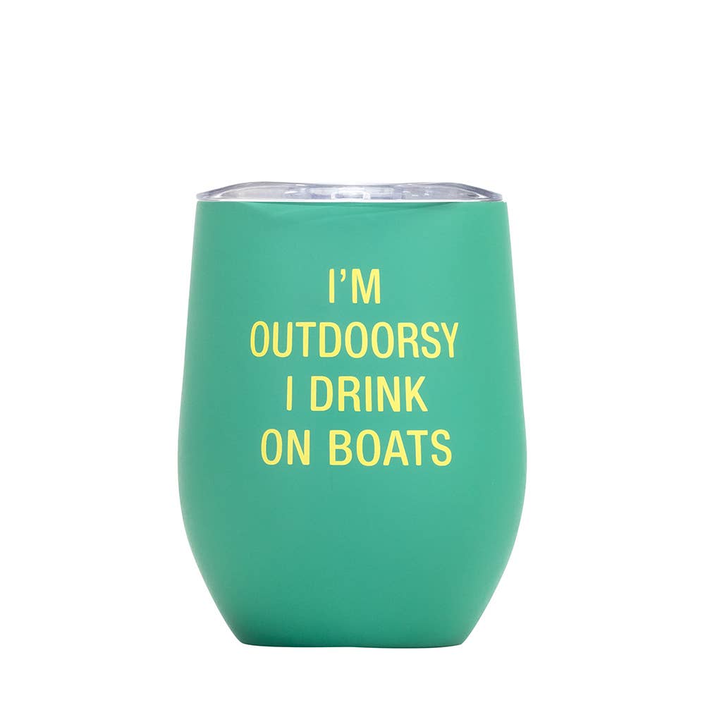 About Face Designs, Inc. | I'm Outdoorsy Chill Wine Tumbler