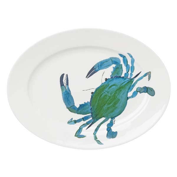 Crab Oval Platter | B McVan Designs